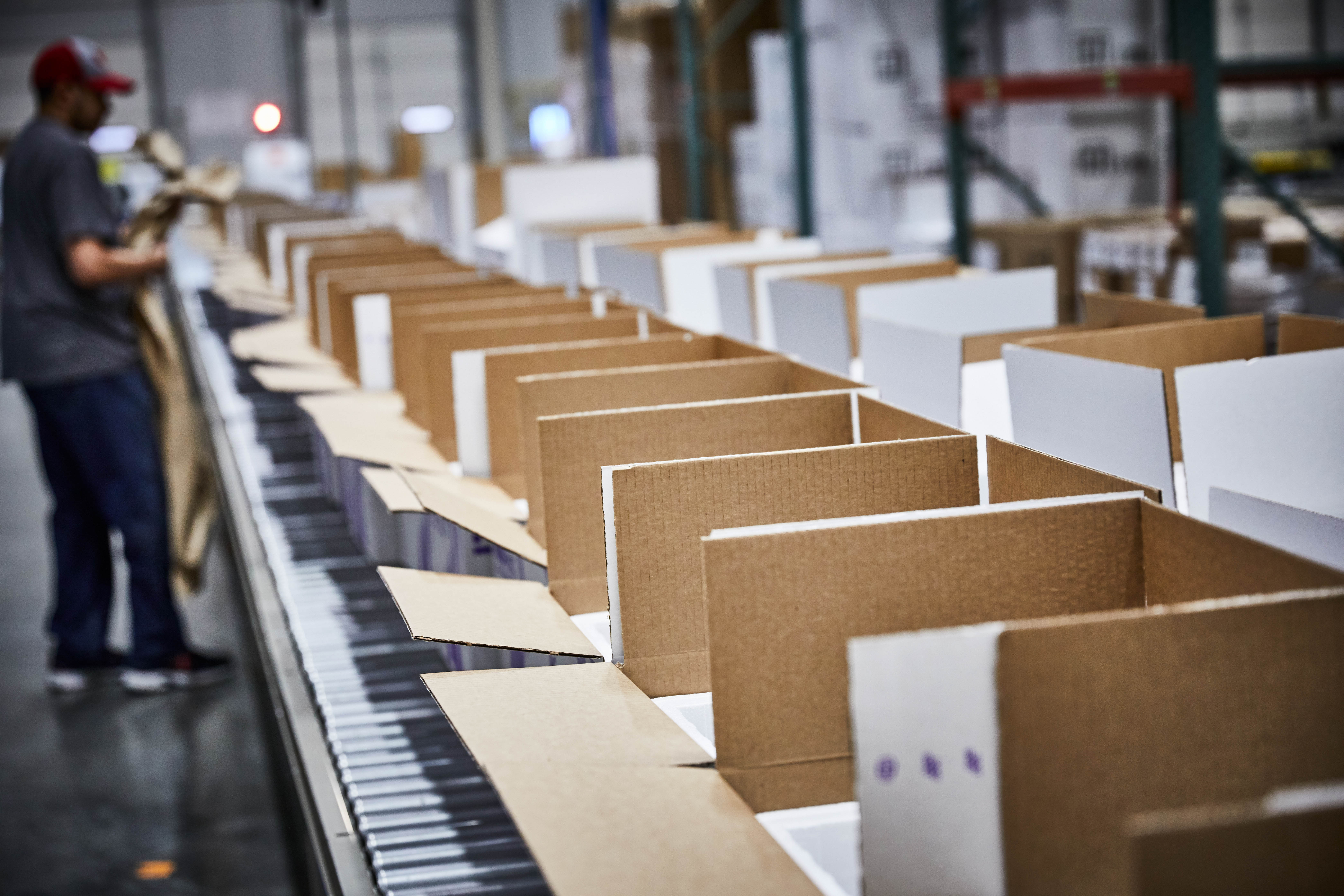 Associate picking cold chain products at our Louisville Distribution Center