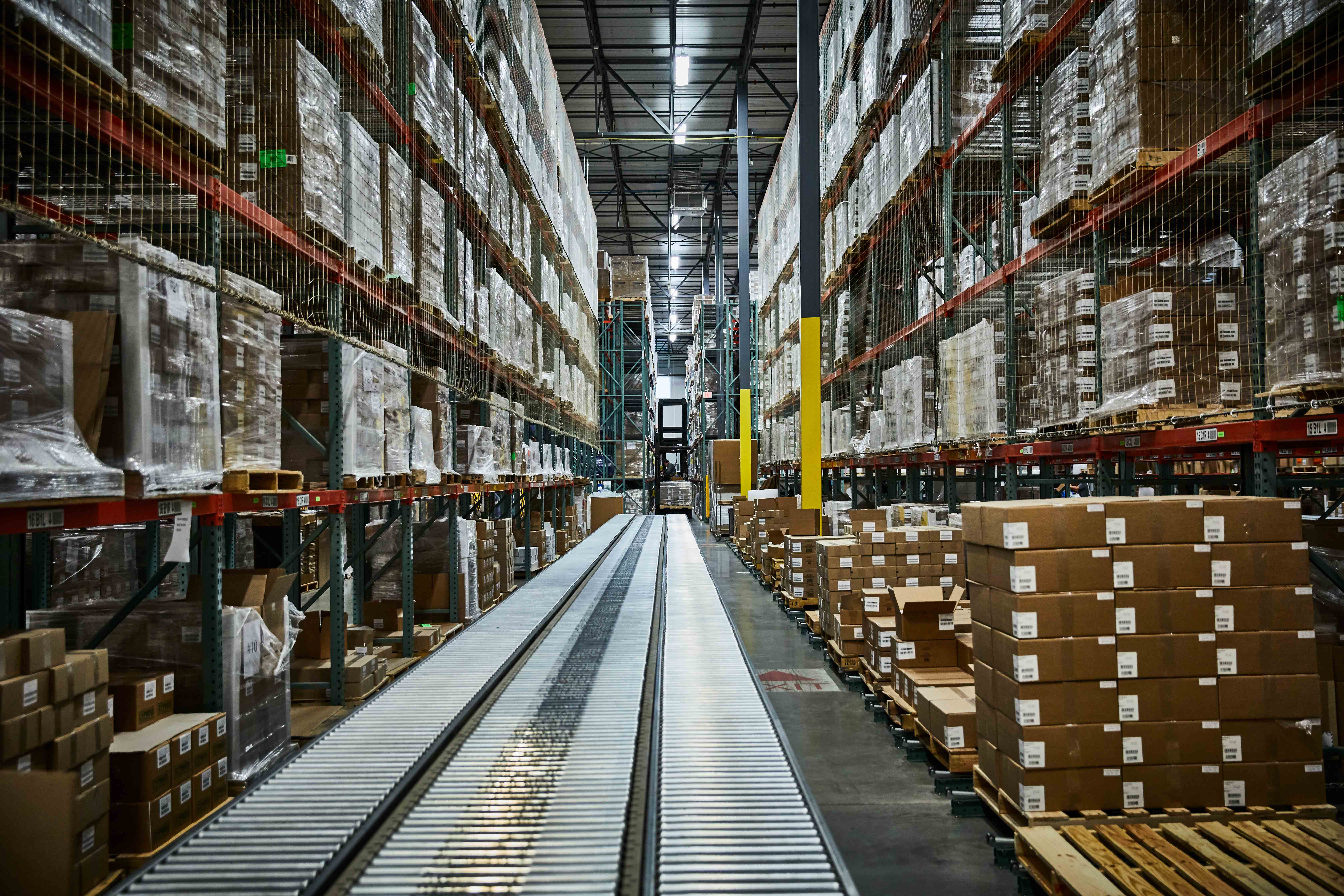 Racking infrastructure in our Louisville Distribution Center