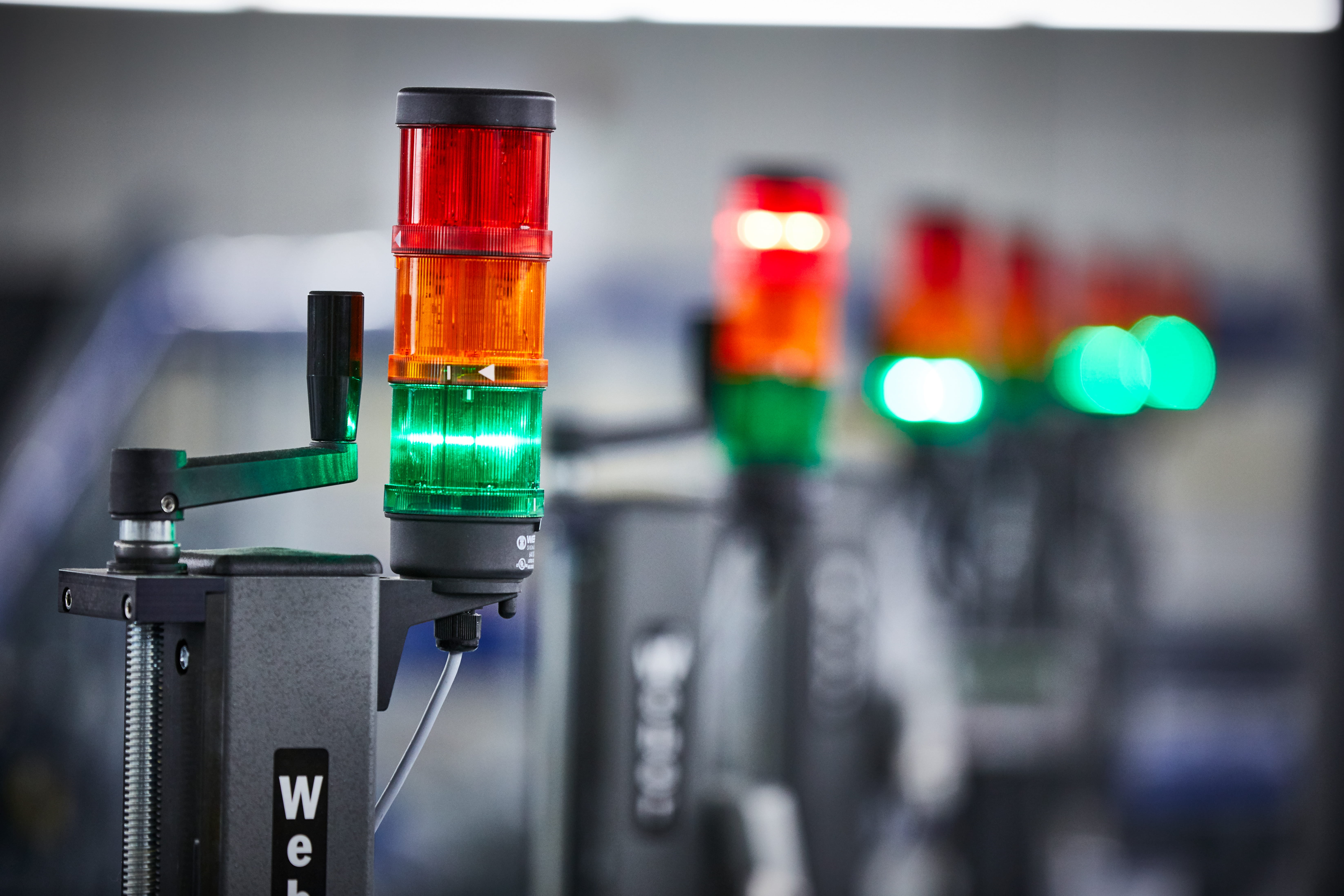 Lights in our Louisville Specialty Distribution Facility