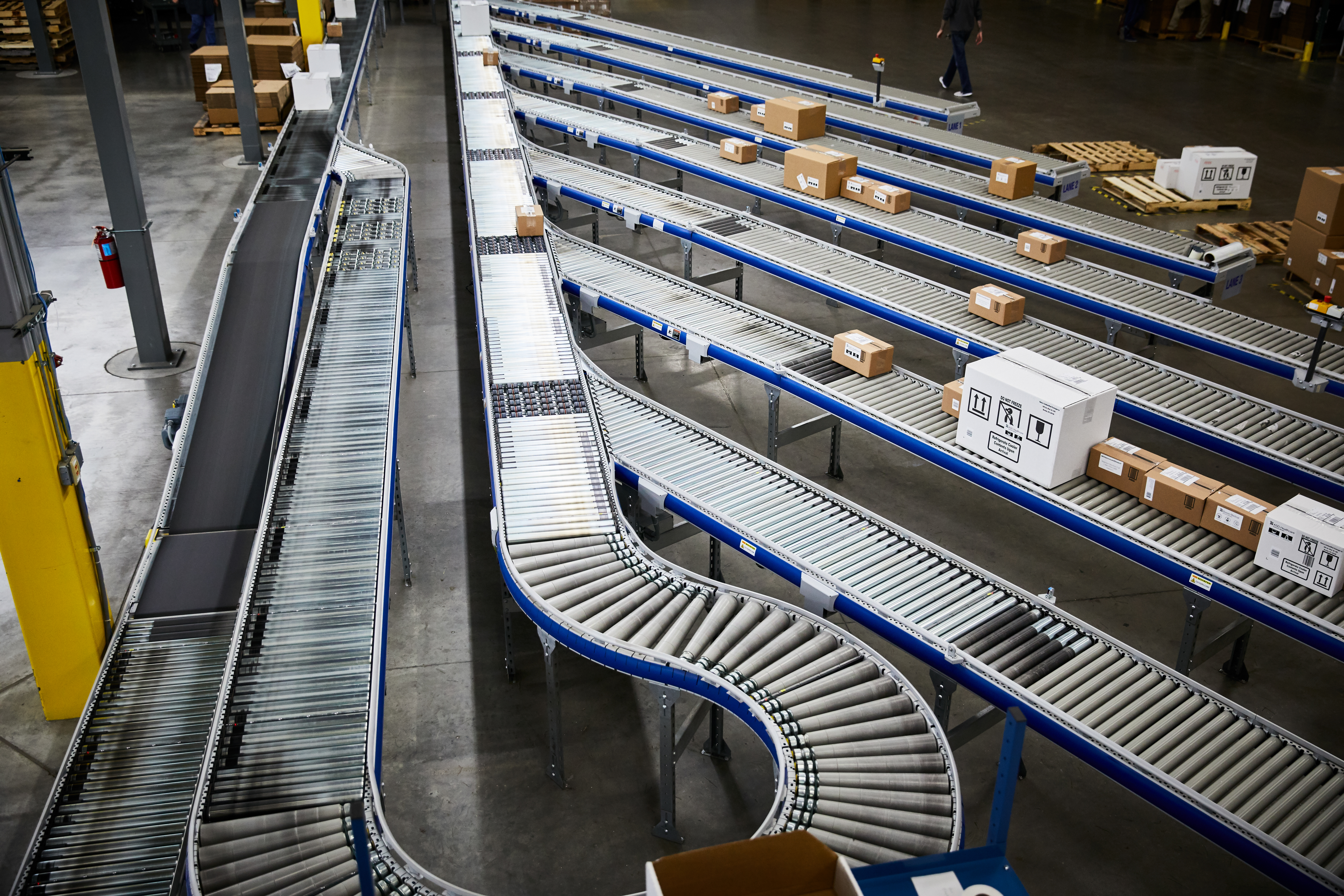 Staging and loading area of our Louisville Specialty Distribution Facility